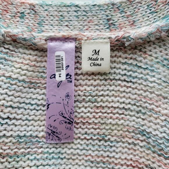 Alya Variegated Knit Cardigan Size Medium - Picture 5 of 11